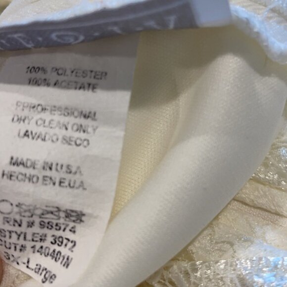 Fiesta Lace Fit & Flare Wedding Dress size 3X - Picture 10 of 10